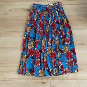 Sunday best, satin effect, midi, twirl skirt